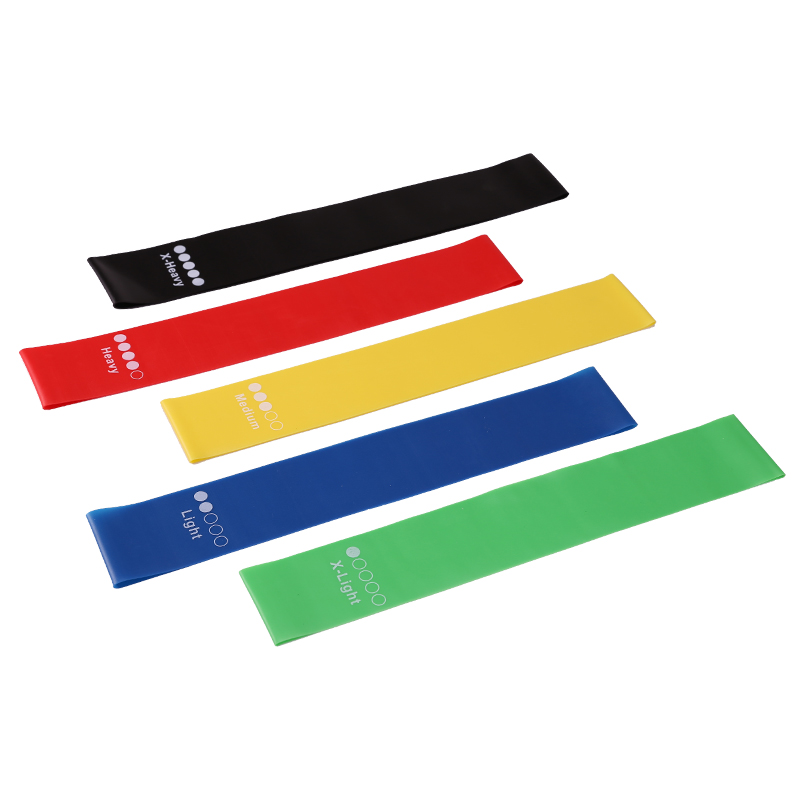 Pilates Yoga Resistance Ring - 5Pcs Fitness Elastic Band Resistance Band