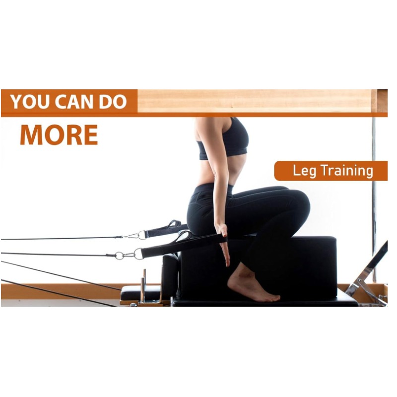 Pilates Yoga Resistance Ring - Double Ring Elastic Yoga Pilates Bed