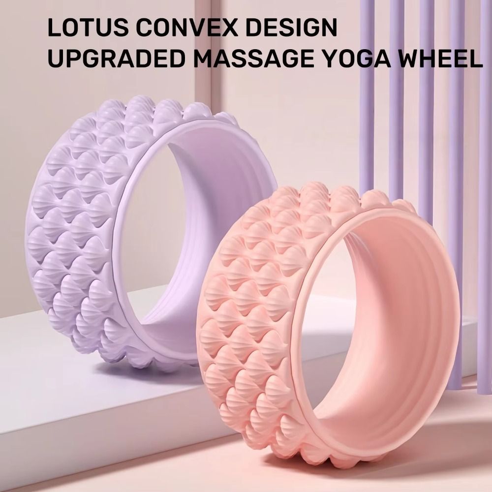 Pilates Yoga Resistance Ring - Hot Silicone Yoga Wheel Double-layer Thickened