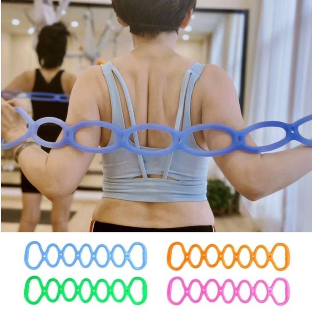Pilates Yoga Resistance Ring - 7 Ring Physical Stretch Resistance Band