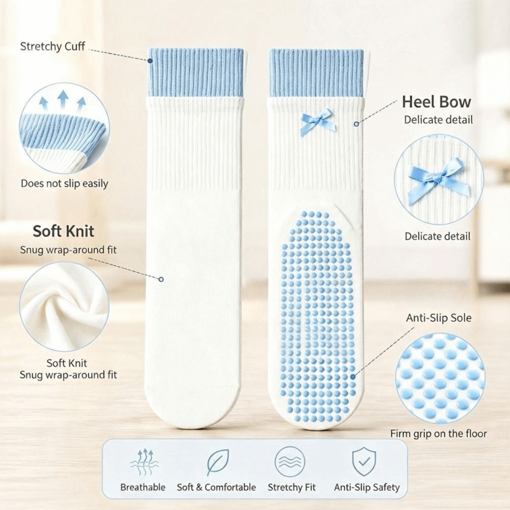 New Cotton Yoga Socks Silicone - огляд і ціна Pilates Yoga Y Barre