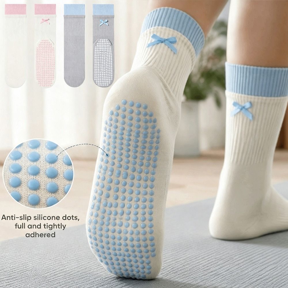 New Cotton Yoga Socks Silicone - огляд і ціна Pilates Yoga Y Barre