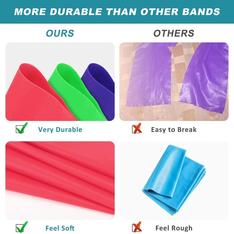 Natural Latex Resistance Bands - огляд і ціна Pilates Yoga Board