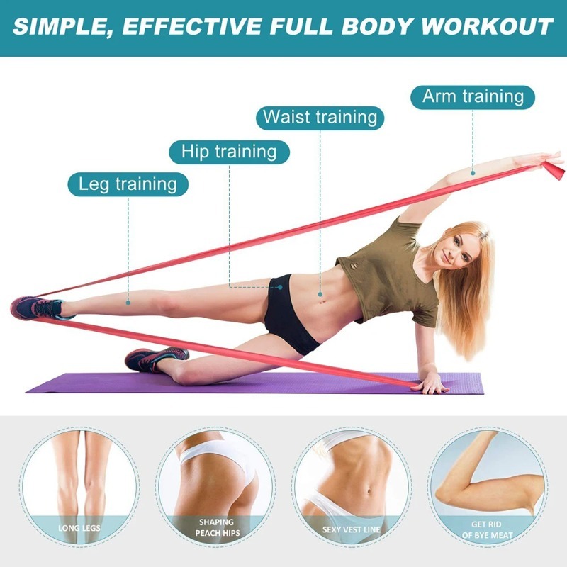 Natural Latex Resistance Bands - огляд і ціна Pilates Yoga Board