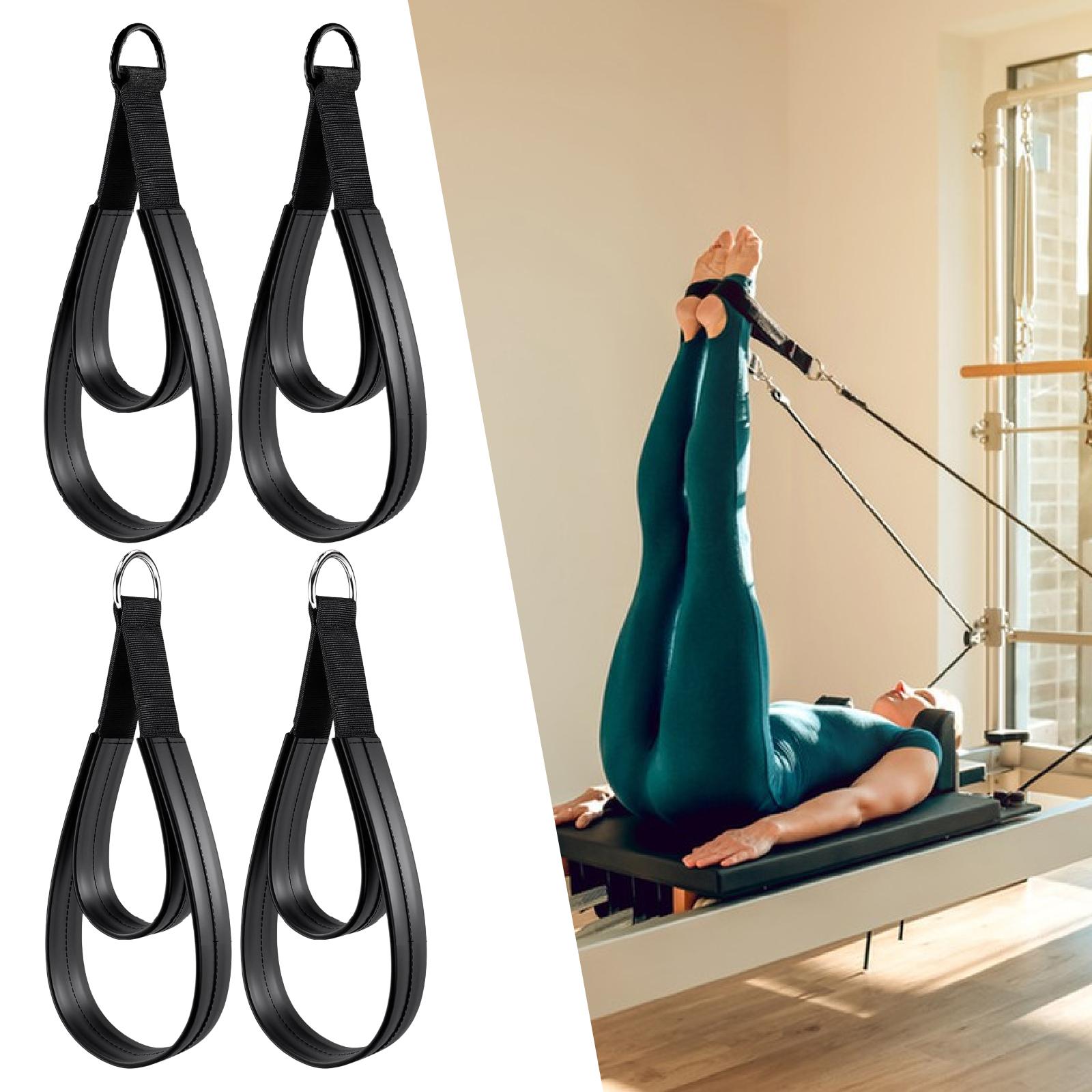 2x D Rings Strap Handle Multif - огляд і ціна Pilates Yoga Ring Exercises
