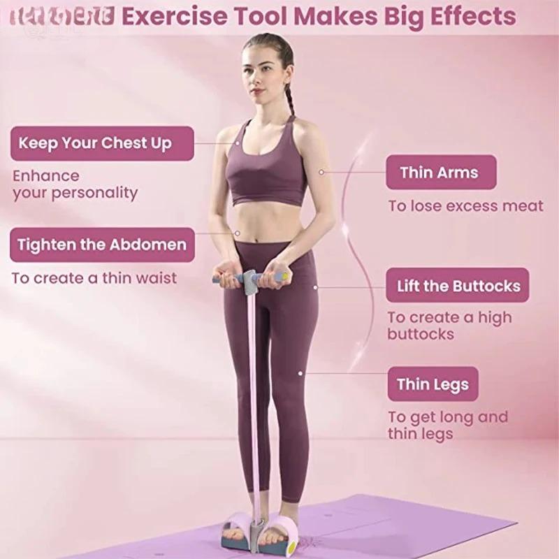 New 4-Tube Resistance Bands Yo - огляд і ціна Pilates Yoga Board