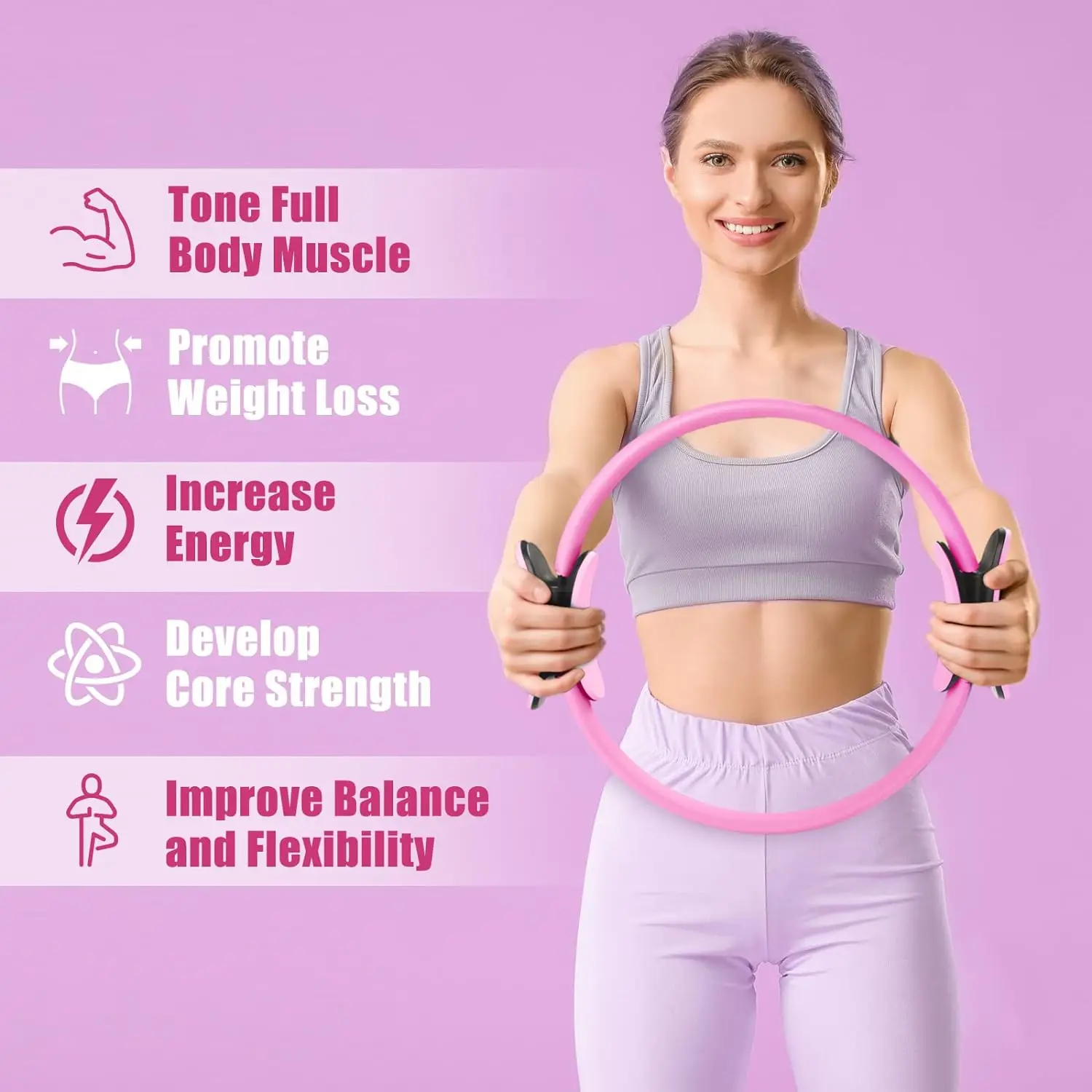 Pilates Ring, Home Resistance  - огляд і ціна Pilates Yoga Resistance Ring