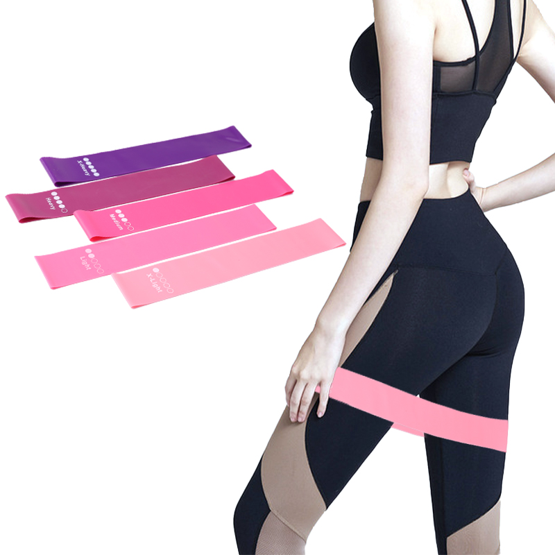 5Pcs Fitness Elastic Band Resi - огляд і ціна Pilates Yoga Resistance Ring