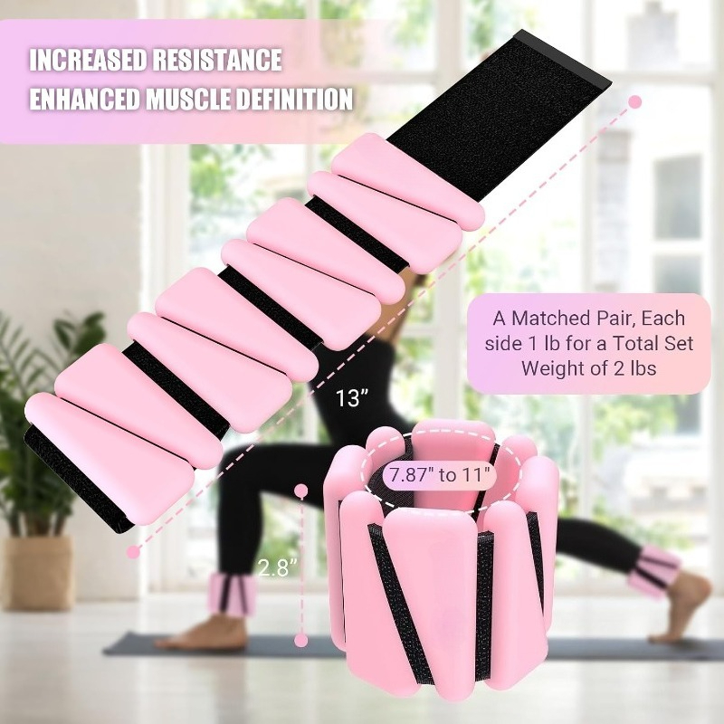 Wrist Ankle Weight for Women,  - огляд і ціна Pilates Yoga Ring Exercises
