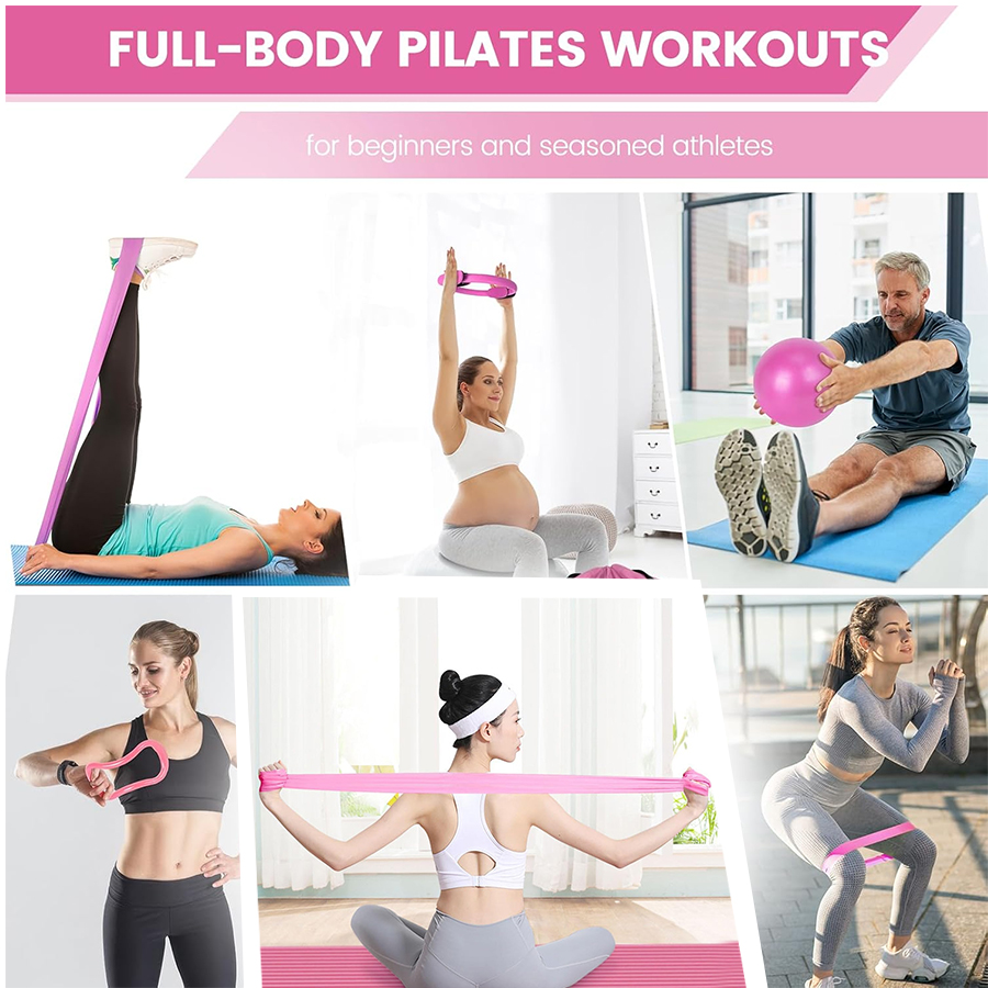Customized LOGO 5-Piece Home G - огляд і ціна Pilates Yoga Resistance Ring