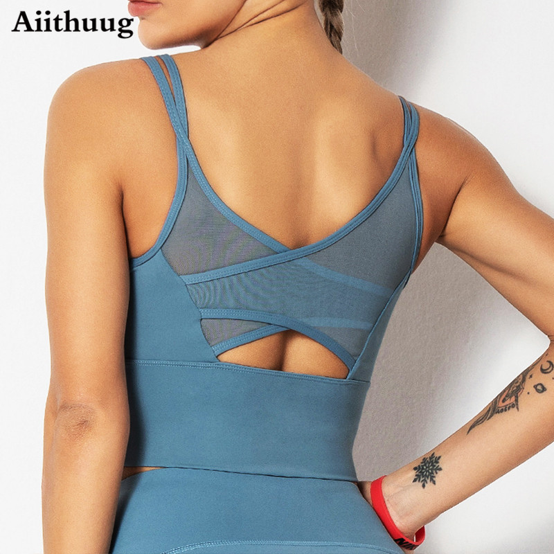 Aiithuug Yoga Bras Fitness Shi - огляд і ціна Pilates Yoga Top