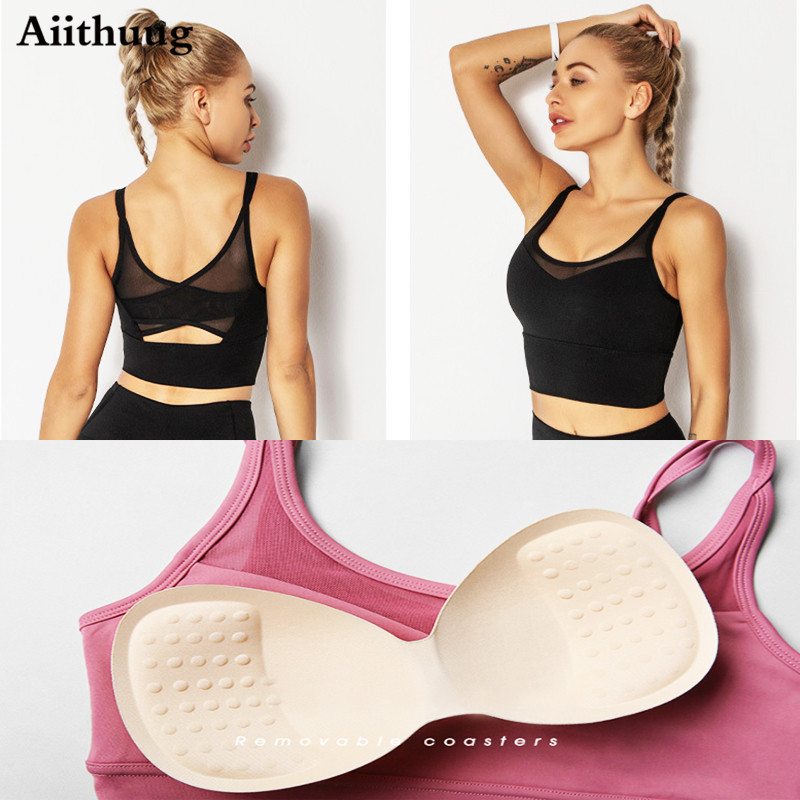 Aiithuug Yoga Bras Fitness Shi - огляд і ціна Pilates Yoga Top