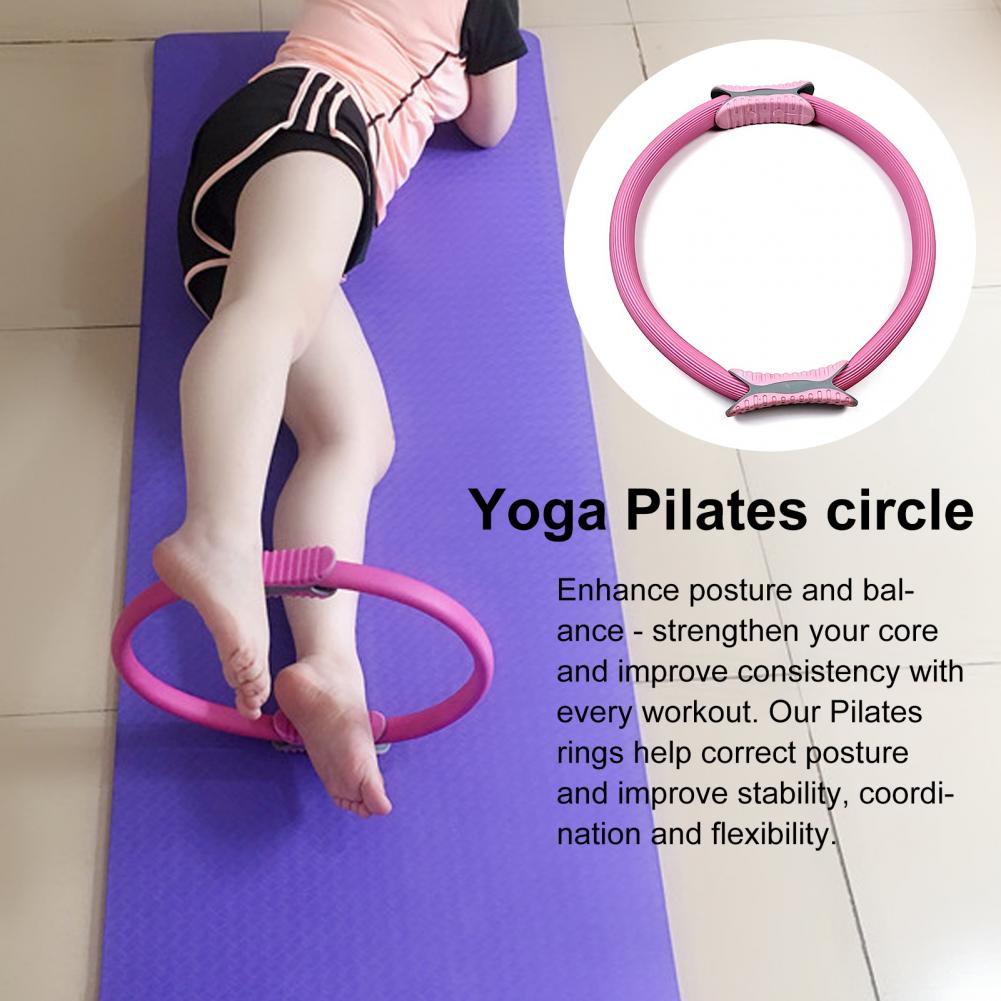 Elastic Pilates Ring Non-slip  - огляд і ціна Pilates Yoga Ring Exercises
