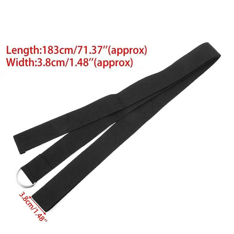 183*3.8cm Yoga Strap Cotton Ex - огляд і ціна Pilates Yoga Ring Exercises
