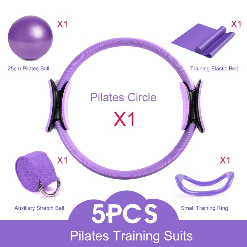 25cm Yoga Pilates Ring Set wit - огляд і ціна Pilates Yoga Resistance Ring