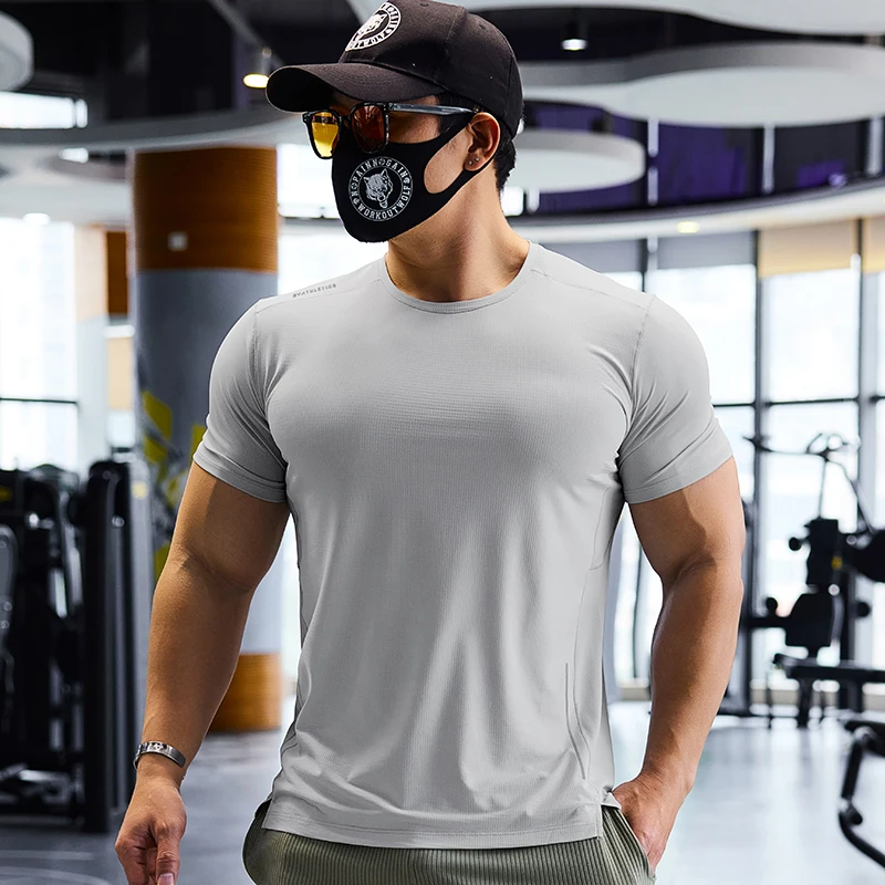 Men Sports T-shirt Dry Fit Sho - огляд і ціна Pilates Yoga Top