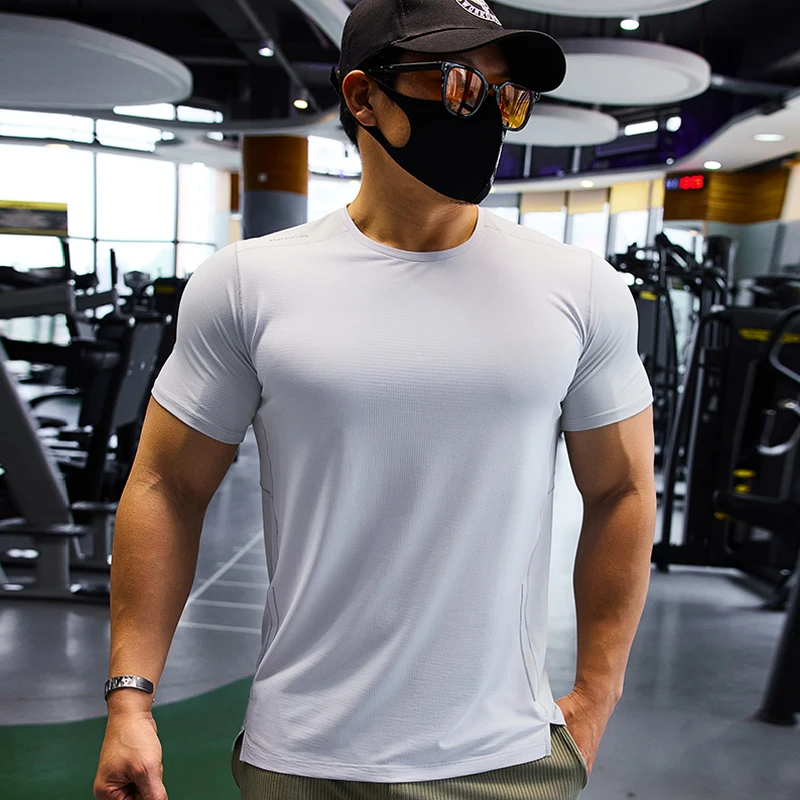 Men Sports T-shirt Dry Fit Sho - огляд і ціна Pilates Yoga Top