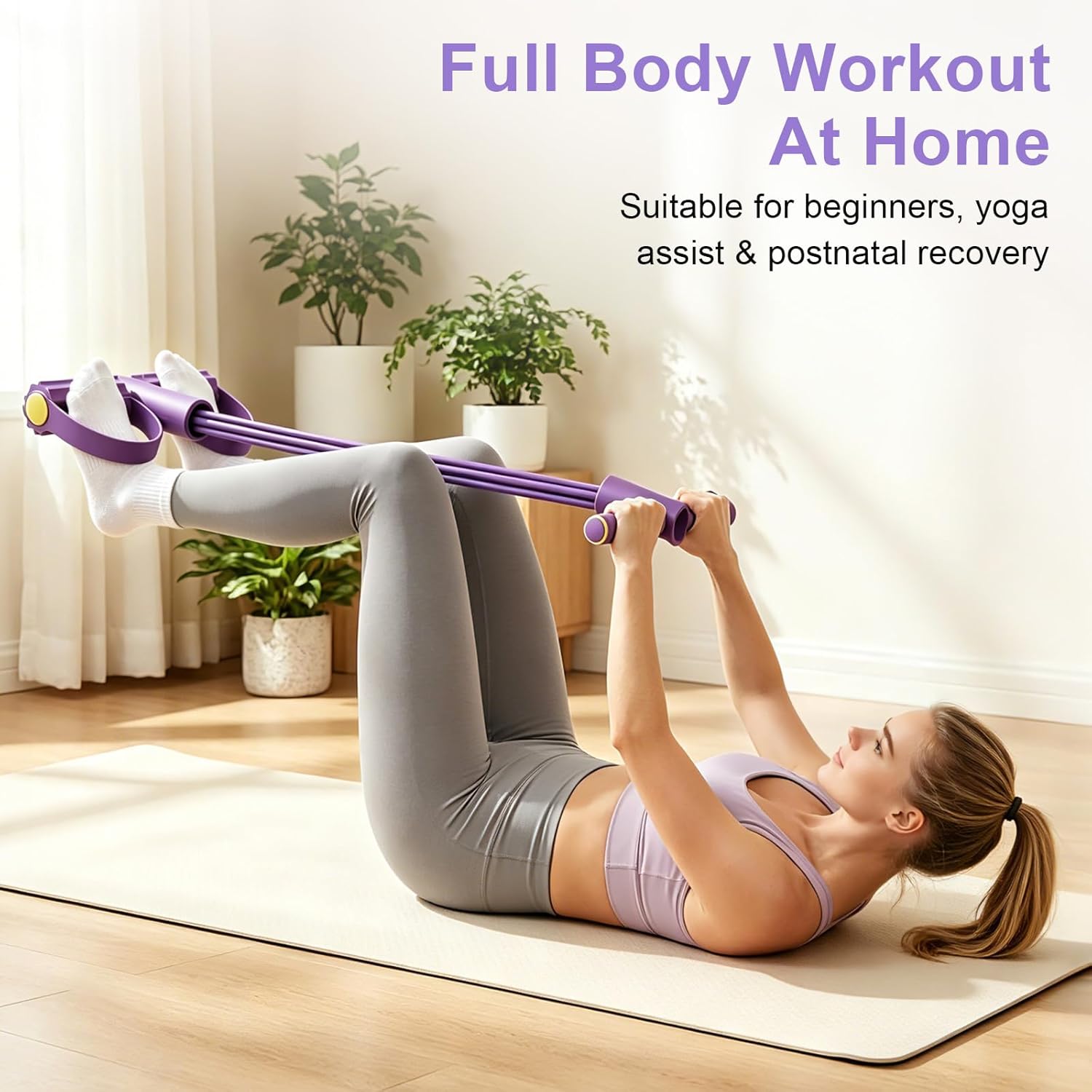4-Tube Resistance Band Multi F - огляд і ціна Pilates Yoga Board